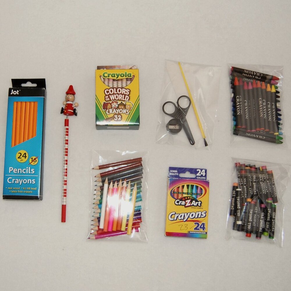 NWT Pencils, Crayons, Oil Pastels, and Art Tools Bundle